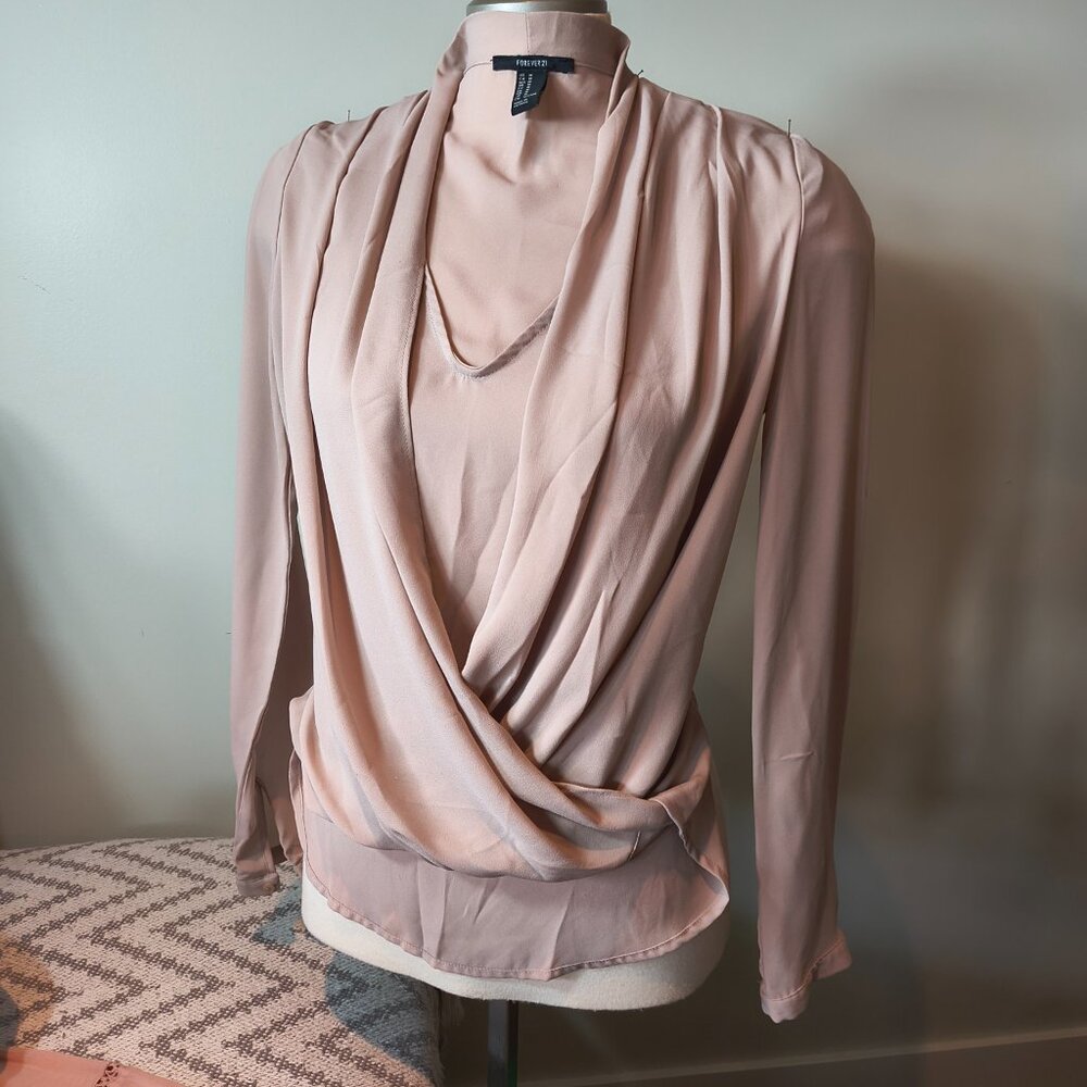 FOREVER 21  Drape Blouse